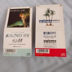 杉山清貴 風のLONELY WAY /僕の腕の中で シングルCD　2枚セットのサムネイル