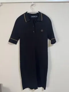 Fred Perry ブラック　ワンピース