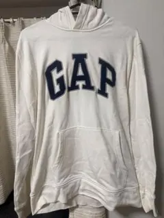 GAP フード付きパーカー Mサイズ ホワイト