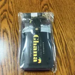 Ghana ブラックチョコレート チャーム付きスマホポーチ
