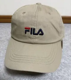 (祭)値下げ未使用FILA キャップ ベージュ 帽子