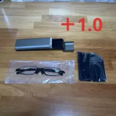 F24】老眼鏡 シニアグラス スクエア型 軽量 コンパクト ブルーライトカット