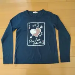 ピンクラテ　長T　サイズS