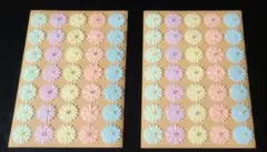 クラフトペーパー　ペーパーフラワー　花　アルバム　色紙　写真　ラッピング　シール