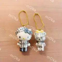 キティ シークレットマスコットチャーム モノクロガーリーふたごコーデ サンリオ