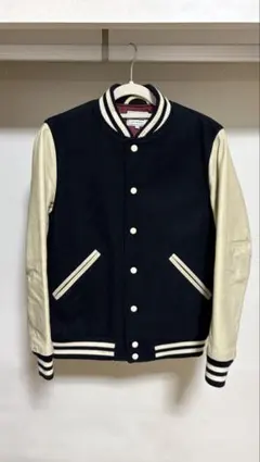 Frankie Say スタジャン M ネイビー/アイボリー