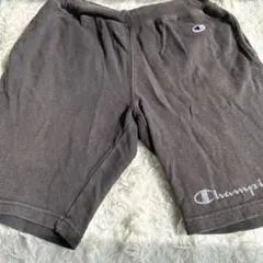 Champion ブラック ハーフパンツ
