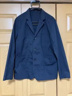 シアサッカー ネイビー ジャケット