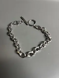 マンテル チェーンブレスレット シルバーカラー ヴィンテージsilver925