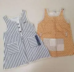 ラグマート　ワンピース　2枚　セット　まとめて　女の子　90のサムネイル