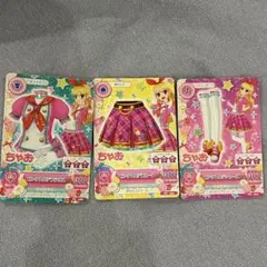 ちゃお限定ピンクトルテコーデ３枚セット 星宮いちご