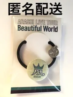 嵐　ヘアゴム(緑)　Beautiful World 会場限定グッズ　名古屋