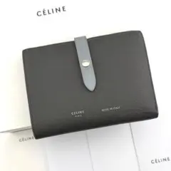 新ロゴ】セリーヌ ストラップ ウォレット コンパクト バーティカル