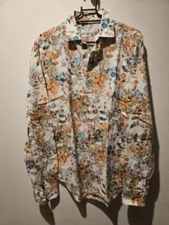 ZARA MAN 花柄スリムフィットシャツ