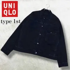 美品 廃盤 極希少 ユニクロ デニム ジャケット 1st モデル L ブラック