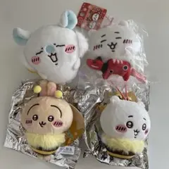 ちいかわ　ハチさんぬいぐるみ　セブン　うさぎ＆ハチワレ　ちいかわご当地　モモンガ