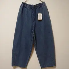 ケミカル デニム ワイド コクーンパンツ サーカスパンツ バルーンパンツ