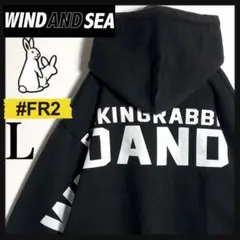 『完売品』　wind and sea × FR2 ロンT コラボ　黒　【L】 完売品』 wind and sea × FR2 ロンT コラボ 黒 【L】