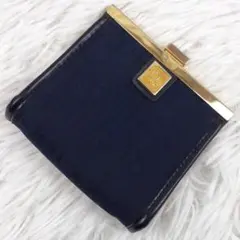 美品◎Christian Dior 小銭入れ がま口 トロッターロゴ フランス製