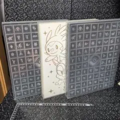 ポケモン　A4クリアファイル　コレクションホルダー　3個セット　まとめ売り