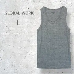 【GLOBAL WORK】　タンクトップ　ノースリーブカットソー　ノームコアのサムネイル