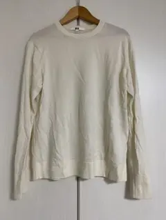 UNIQLO ユニクロ　エクストラファインメリノクルーネックセーター　L