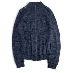 00s y2k archive zip knit sweater 平成 お兄系