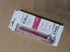 エレコム タッチペン 導電繊維タイプ レッド P-TPS03RD