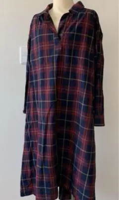 グローバルワークス☆チェック シャツワンピース☆最終お値下げ☆