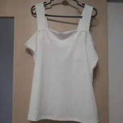 キャミソール オフホワイト 4L 大きいサイズ