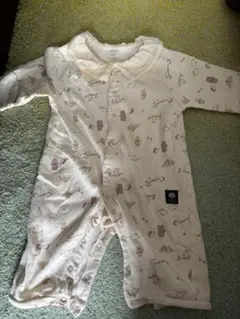 futafuta 動物柄ロンパース 60-70