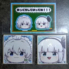 東方Project ゆっくり ウッドコースター 咲夜 妖夢 ステッカー