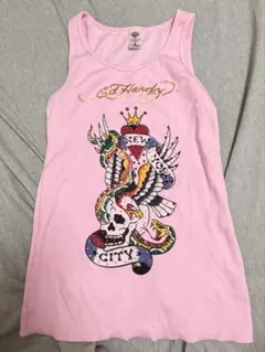 Ed Hardy ピンク タンクトップ スカル 2026年最新】Ed Hardy レディース タンクトップの人気アイテム - メルカリ
