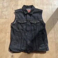 Levi's デニムベスト ブラックのサムネイル