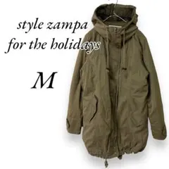 モッズコート　ジャンパー　ジャケット　ボア　フード付き　長袖　綿　ナイロン