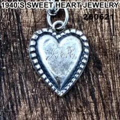 スウィートハートジュエリー ドット シルバー ヴィンテージネックレス NAVY