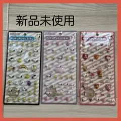 【新品未使用】ピーナッツ ぷくぷくシール スヌーピーシール 3枚セット