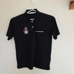 Hush Puppies ブラック ポロシャツ Lサイズ