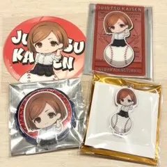 【メルカリ便】釘崎野薔薇 4点 ザッキャラカフェ 野球コラボ 呪術廻戦