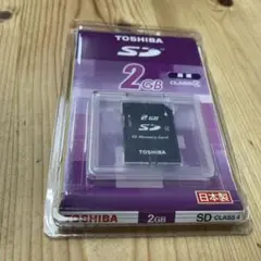 TOSHIBA 2GB SDHCメモリーカード