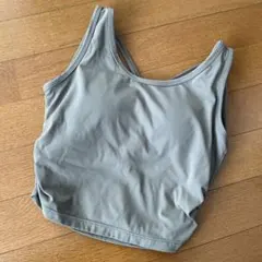 CORCOPI クロスストラップ ヨガウェア カーキ　Sサイズ