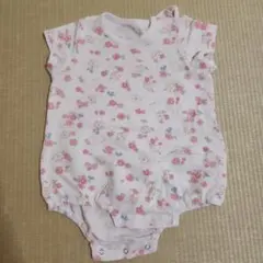 HOT BISCUITS ロンパース 花柄 80cm　半袖のサムネイル