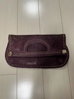 DVF✴︎レザー クラッチバッグ 2way