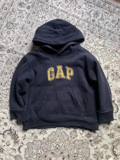 【GapKids】フード付きパーカー 130cm ネイビー
