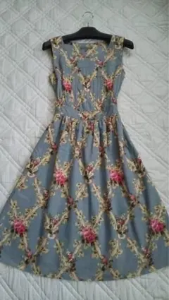 極美品✨ローラアシュレイ 希少 ノースリーブフラワープリントロングワンピース 9 楽天市場】ローラアシュレイ ワンピース（ワンピース