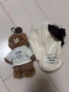 RECTO BROWN ぬいぐるみ キーホルダー マスコット