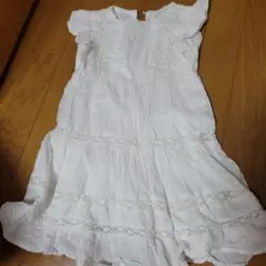 H&M ノースリーブワンピース 98cm ホワイト