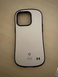 iFace クリーム色ハードケース iPhone用