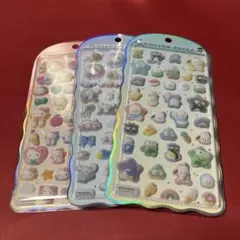 サンリオ　コットンパフィーシール　3枚セット正規品