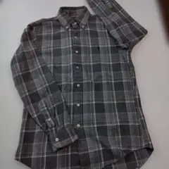 ​ポロラルフローレン ネルシャツ チェック柄 グレー XS（日本S相当）